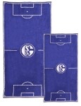 FC Schalke 04 2er-Set Handtuch und Duschtuch Spielfeld